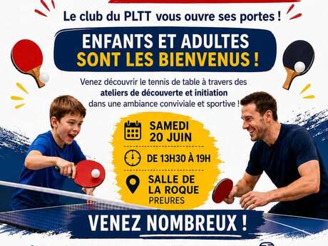Journée porte ouverte tennis de table