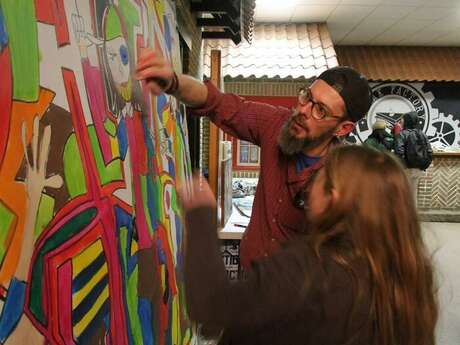 Atelier d'initiation au street art avec Freaks The Fab