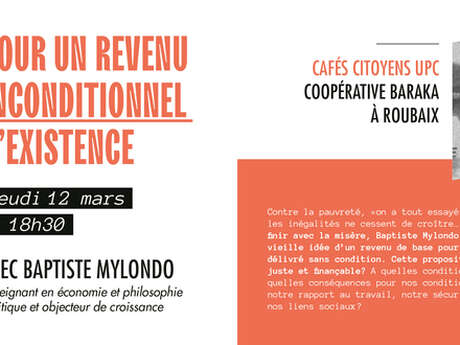 Café citoyen Pour un revenu inconditionnel d'existence