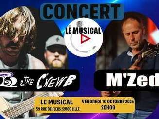 Live: Alssed abd the Chewb (pop electro) + M'Zed (Chanson FR)