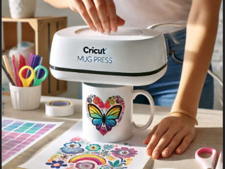 Goûters numériques : Crée ton Mug Unique avec la Cricut Mug Press !