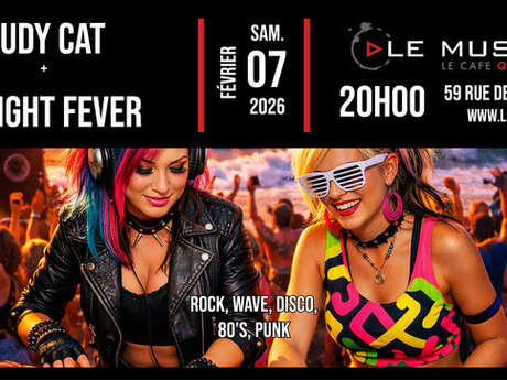 Dj set by Rudy cat + Winight fever (rock, wave, disco, 80's, punk)