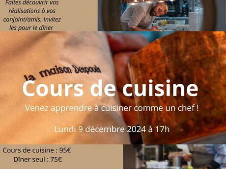 COURS DE CUISINE À LA MAISON DESPOUÈS