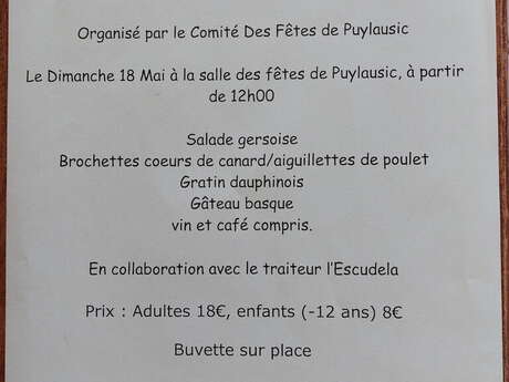 REPAS DE PRINTEMPS
