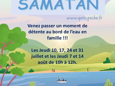 ANIMATION PÊCHE AU LAC DE SAMATAN