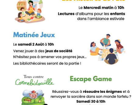 ESCAPE GAME A LA MÉDIATHÈQUE