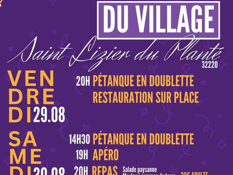 FÊTE À  SAINT LIZIER DU PLANTÉ