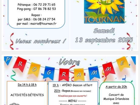 FÊTE LOCALE DE TOURNAN
