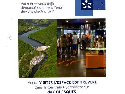 Visite guidée de l'Espace EDF Truyère à Couesques