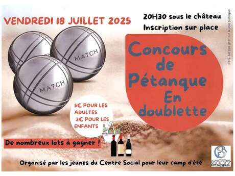 Concours de pétanque