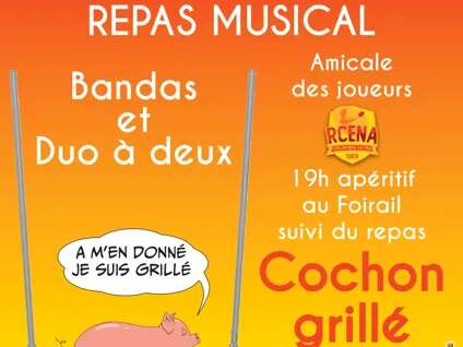 Cochon grillé de l'amicale des joueurs du RCENA