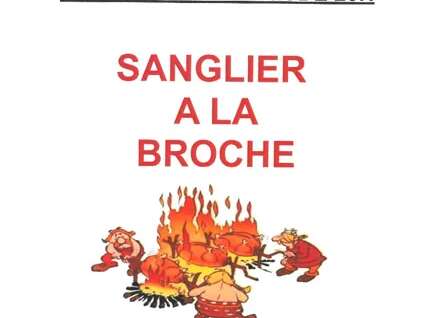 Repas - Sanglier à la broche