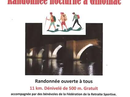 Randonnée nocturne à Ginolhac Randonnée nocturne à Ginolhac