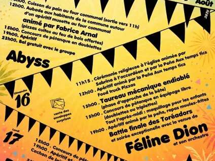 Fête de village St André de Vézines