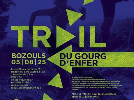 Trail du gourg d'enfer