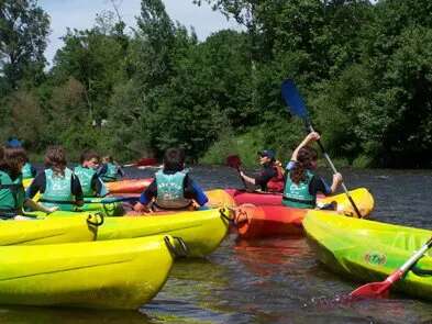 Descente accompagnée et commentée en kayak