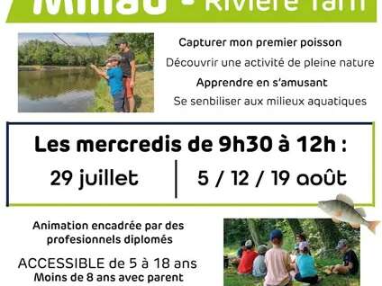Animation Pêche et Nature à Millau pour les enfants
