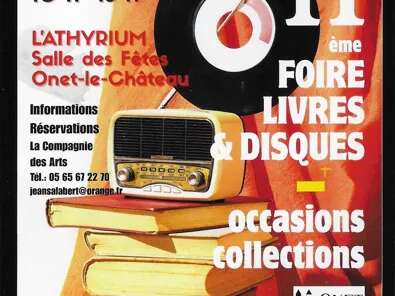 Foire aux livres et disques d'occasion