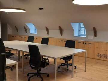 Bureau partagé individuel dans espace de coworking