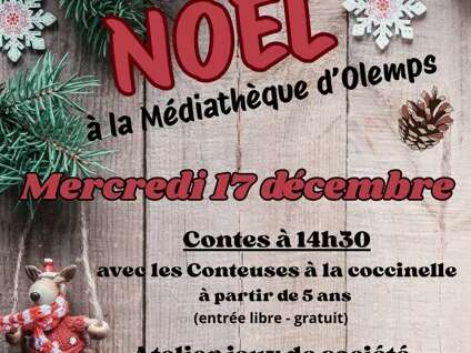 Noël à la médiathèque d'Olemps