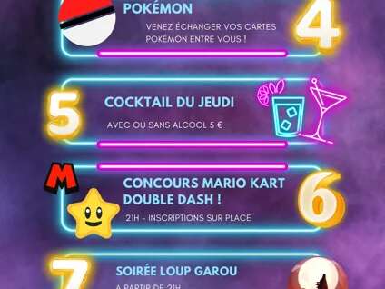 Level up, programme des animations