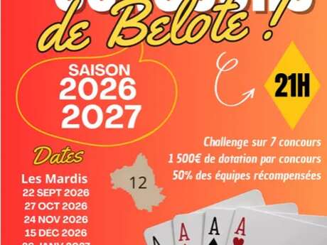 Concours de belote à Lioujas