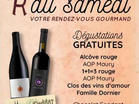 Les dégustations du samedi 22-03
