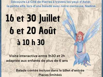 Balade contée " Aster venue du Nord " - La Cité de Pierres à Montpellier-Le-Vieux