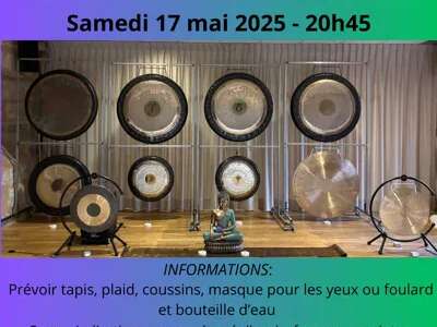 Concert méditatif : Bain de gongs & autres instruments