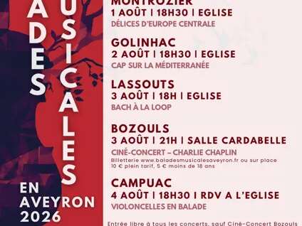 Les Balades Musicales en Aveyron - "Cap sur la méditerranée"