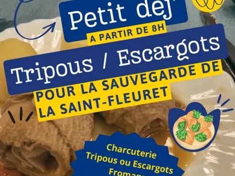 Petit-déjeuner tripous pour la Sauvegarde de la St-Fleuret