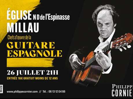 Concert guitare espagnole, Philippe Cornier