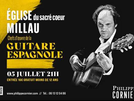 Concert guitare espagnole, Philippe Cornier interprète Aranjuez et les grands compositeurs espagnols