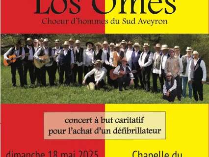 Concert LOS OMES: cœur d'hommes du Sud Aveyron