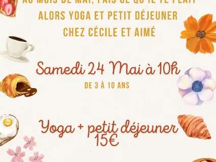 Animation yoga enfant et petit-déjeuner