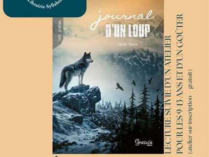 Rencontre avec Cécile Denis  pour "Journal d'un loup" - librairie Syllabes