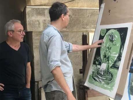 MASTERCLASS AU MUSÉE SOULAGES : ESTAMPES ORIGINALES AVEC DAMIEN DEROUBAIX