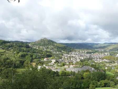 Panorama depuis la Vierge de Vermus à Espalion