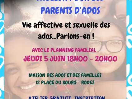 Atelier pour les parents d’Ados
