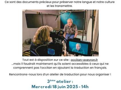 Atelier de traduction occitan - français