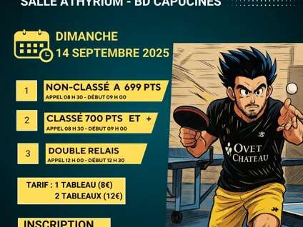 Tournoi de tennis de table