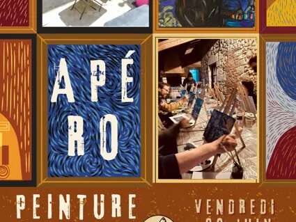 Apéro Peinture au restaurant Cécile & Aimé 20 juin
