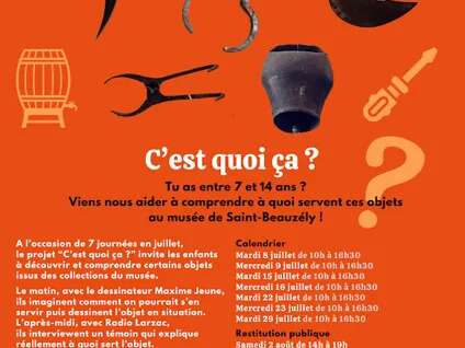 C'est quoi ça ? - Animations enfants - Aporia Culture