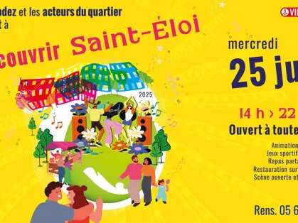 Journée Festive : (re)découvrir le quartier Saint-Éloi