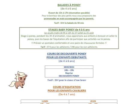 Vacances d'été au Domaine de Combelles