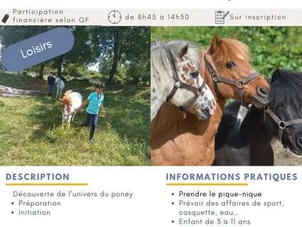 Sortie poney à Bozouls avec le Centre social de Rodez