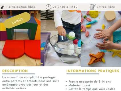 Activités Parents Enfants 0-5 ans avec le Centre social de Rodez