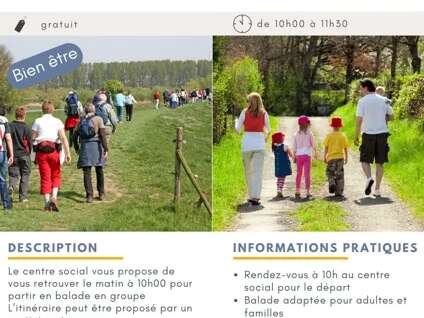 Rendez-vous balade avec le Centre social de Rodez