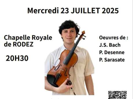 Concert : Récital de violon à la Chapelle Royale