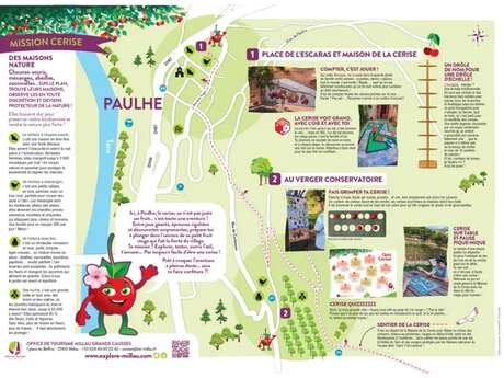 Jeux de piste papier, familial et en autonomie - De Paulhe et ses cerisiers, à Carbassas